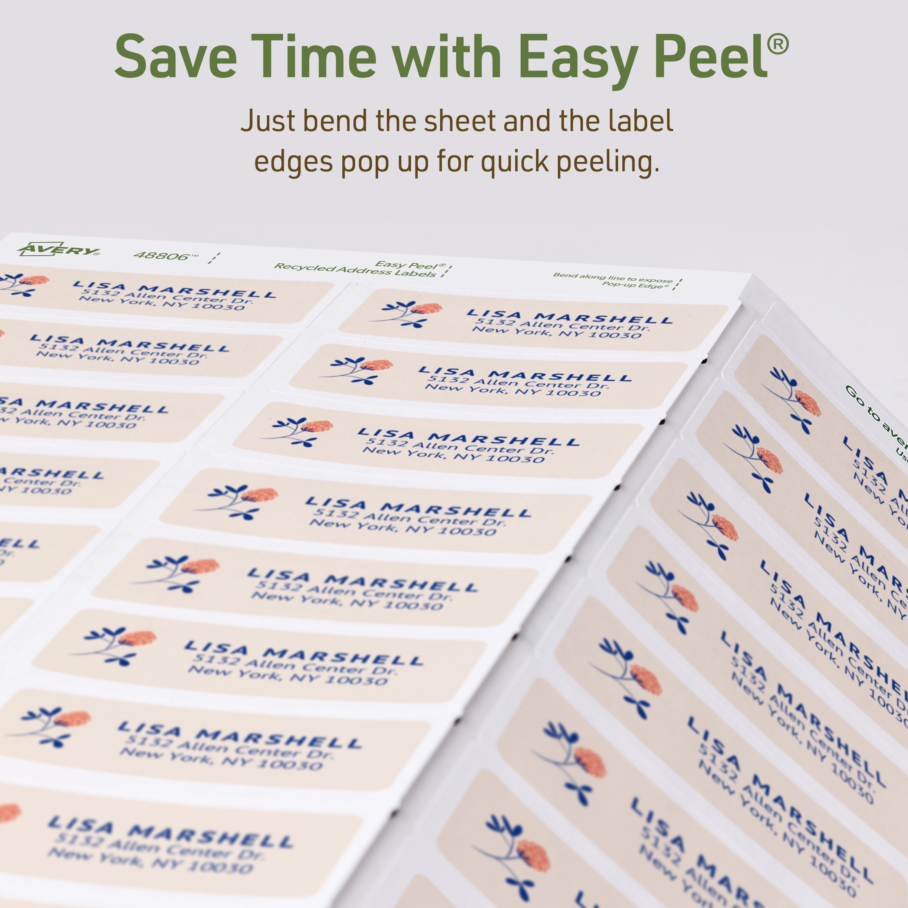 EcoFriendly Address Labels, 2/3